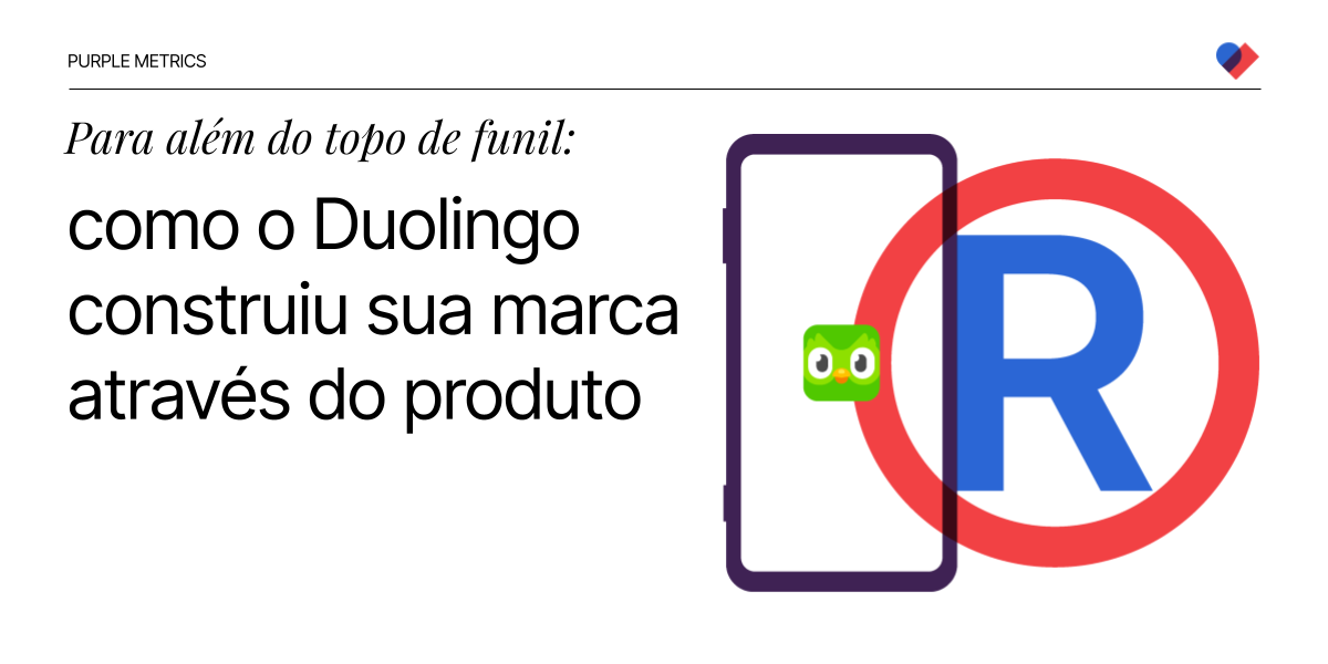 Para além do topo de funil: como o Duolingo construiu sua marca através do produto